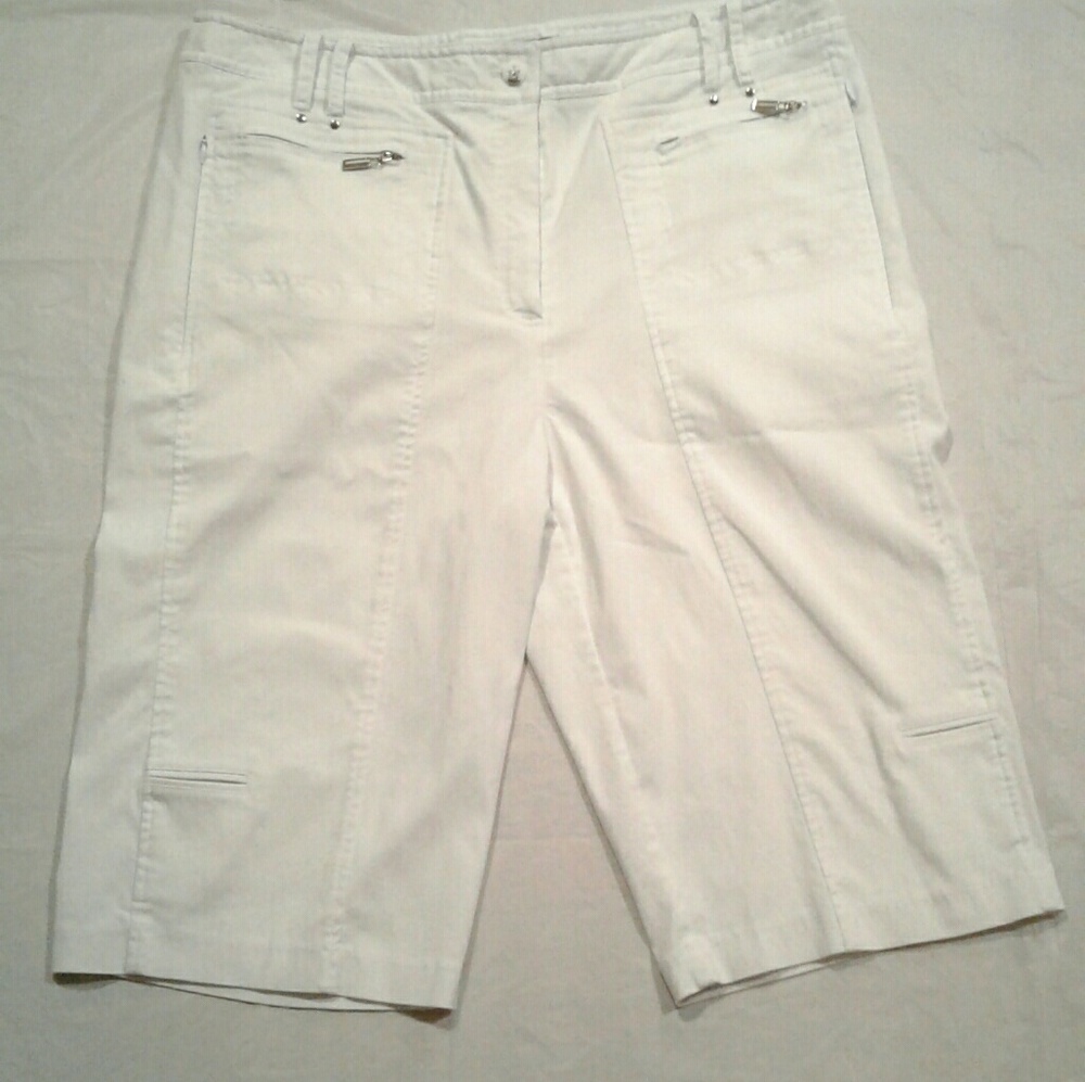 Jamie sadock white golf shorts.